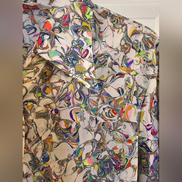 Elles Belles Vintage Button-down Blouse - Picture 7 of 8